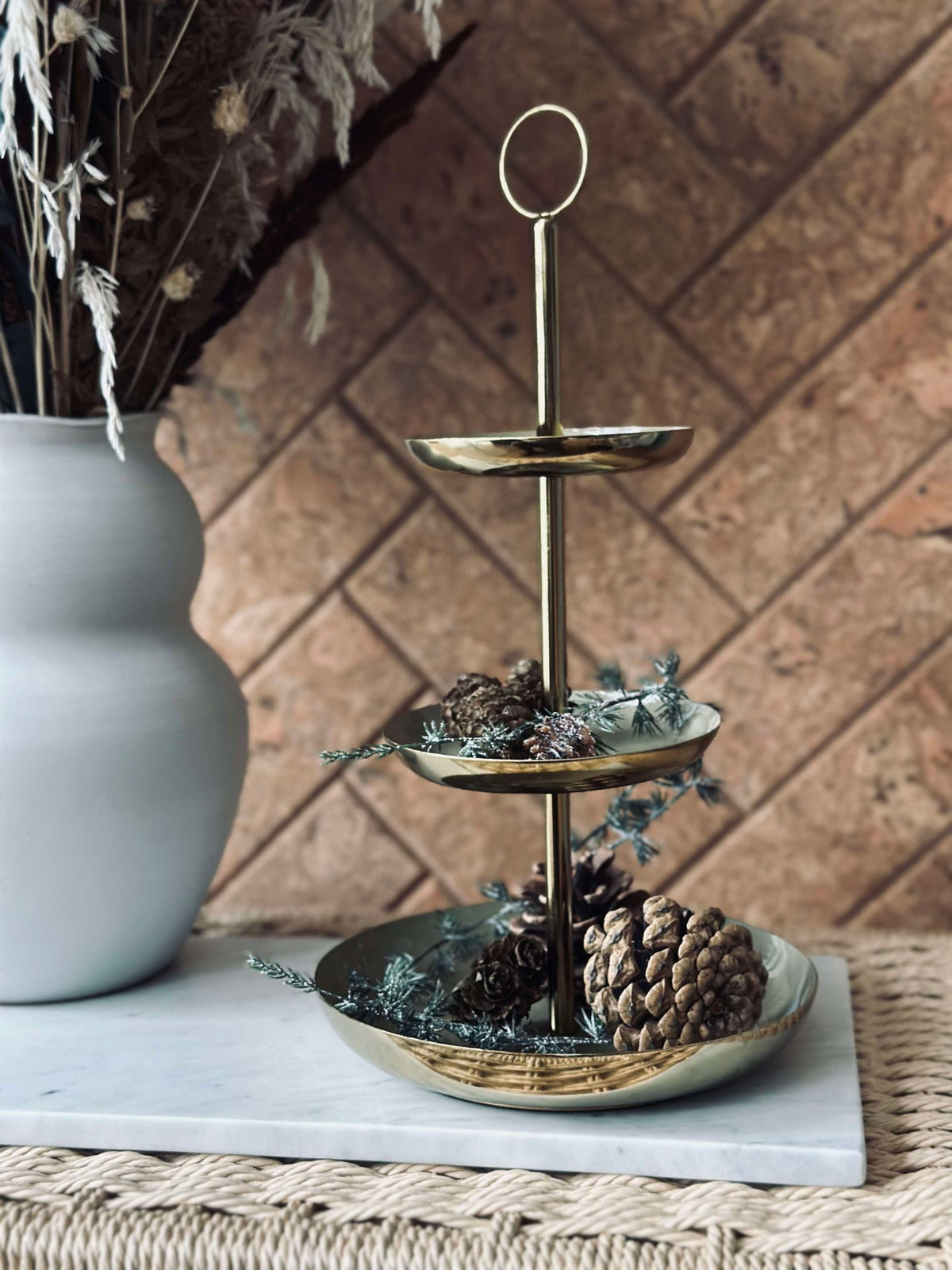 Etagère in goud metaal - NOYA Mint