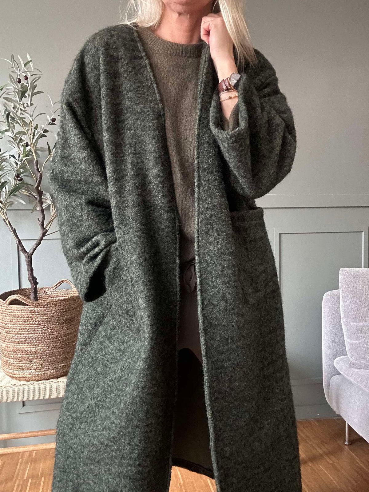 Jasje Belina - Oversized Dark Kaki