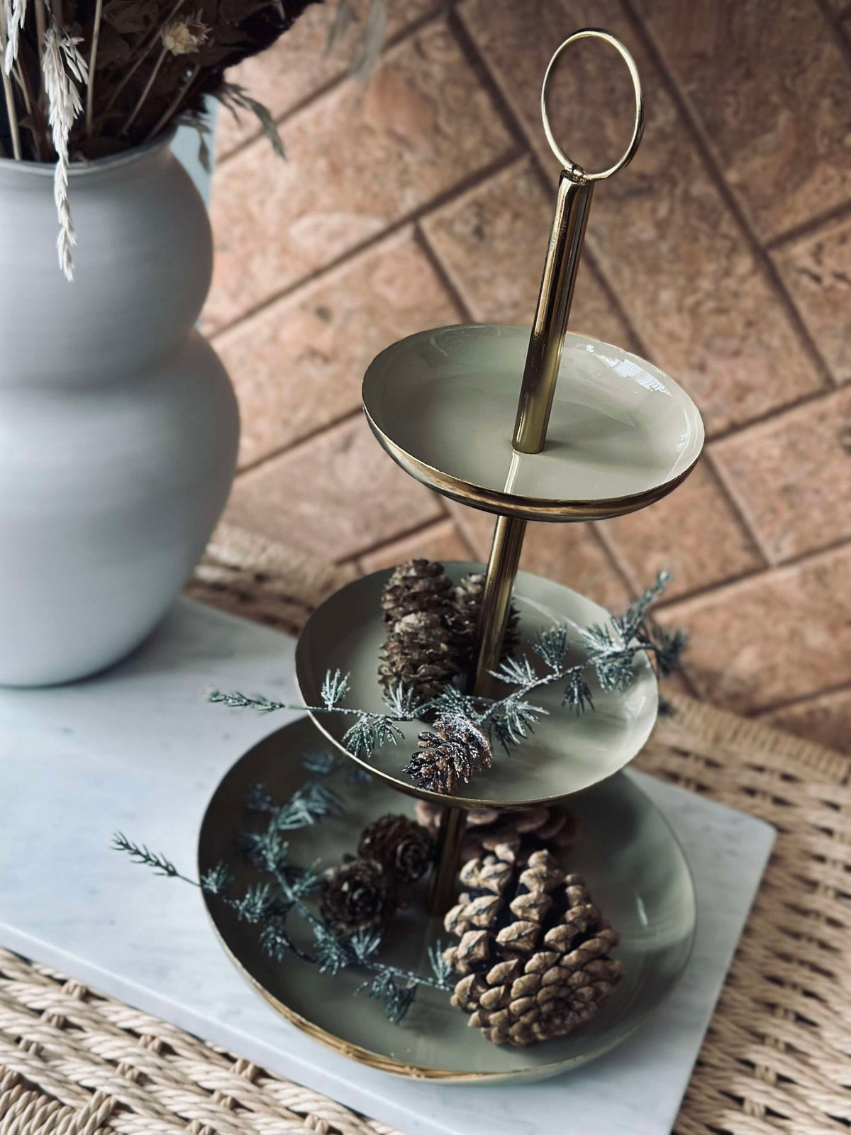 Etagère in goud metaal - NOYA Mint