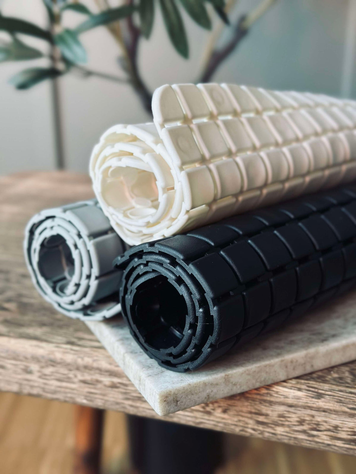 Badmat met zuignappen - Black