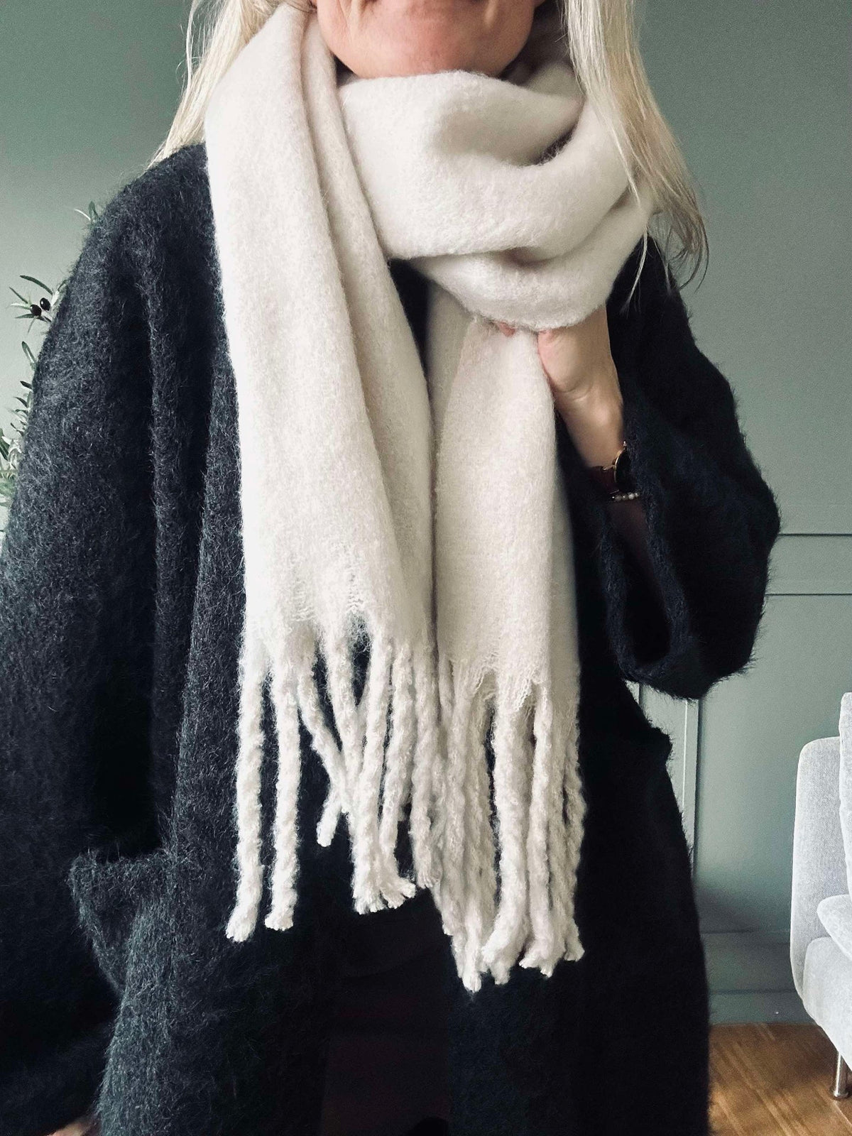 Sjaal White
