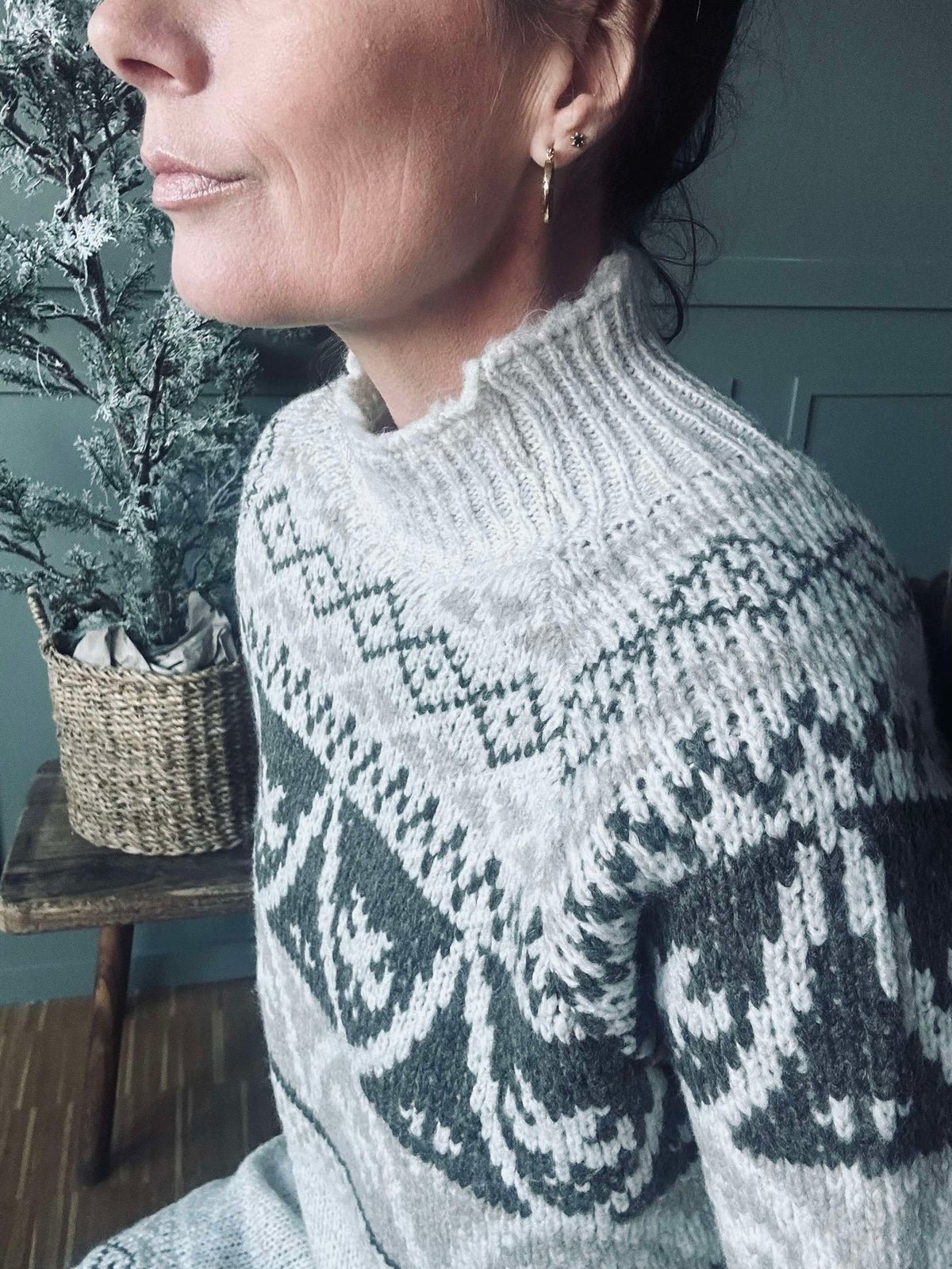 Gebreide jurk Winter