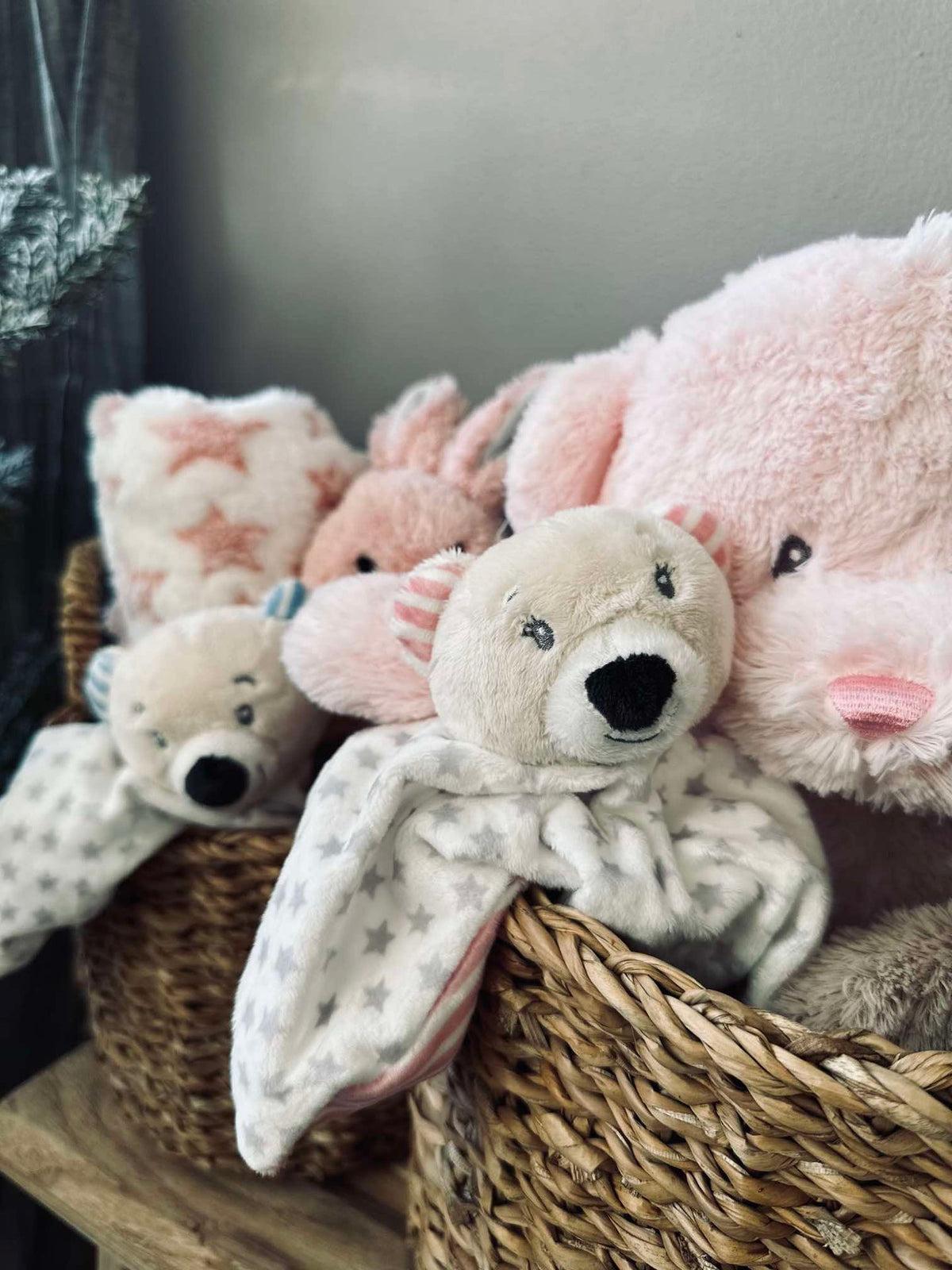 Knuffeldoekje voor baby - Lichtroze