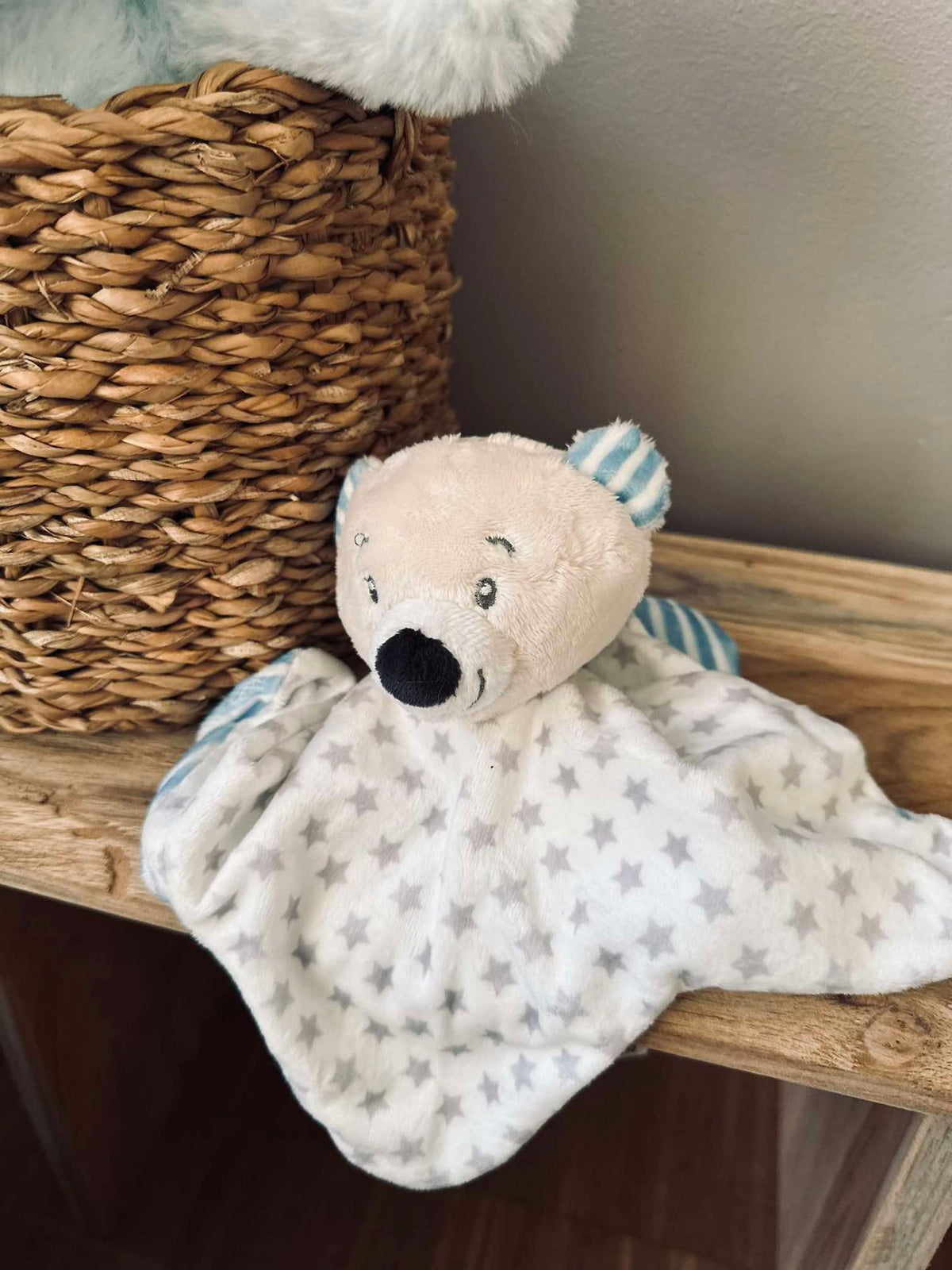 Knuffeldoek voor baby - Lichtblauw