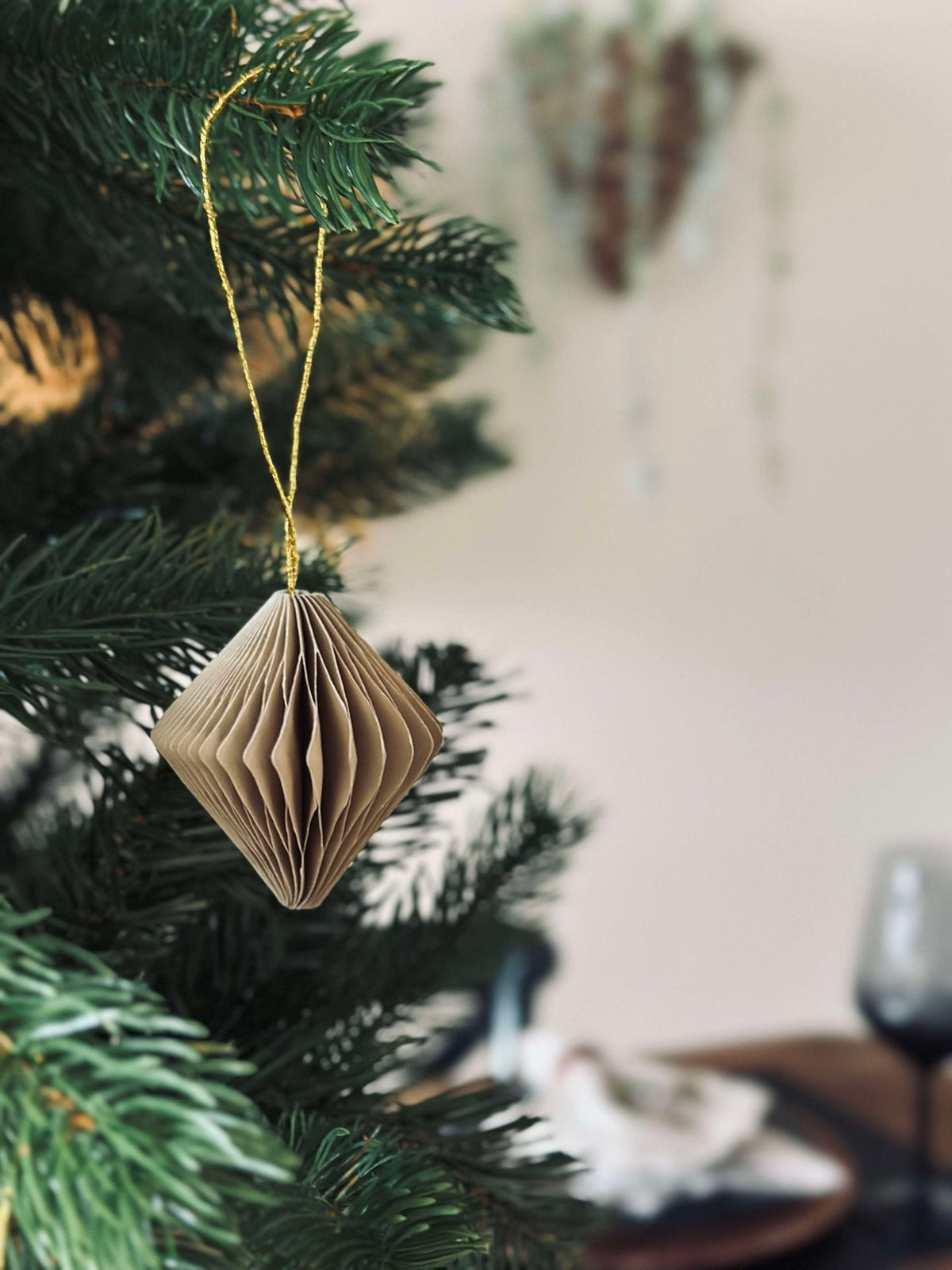 Kerstornament van Papier Small - 9 st.