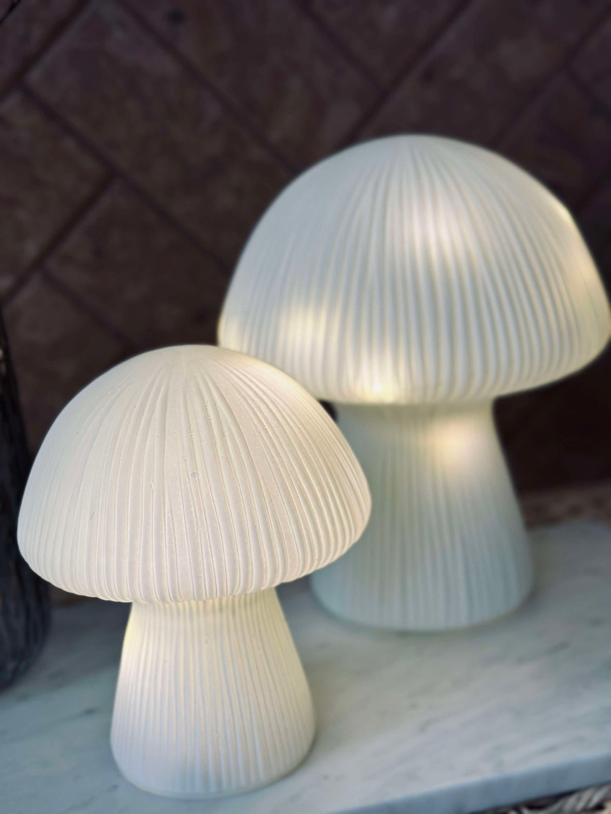 Mushroom Astrid - Wit 20 cm