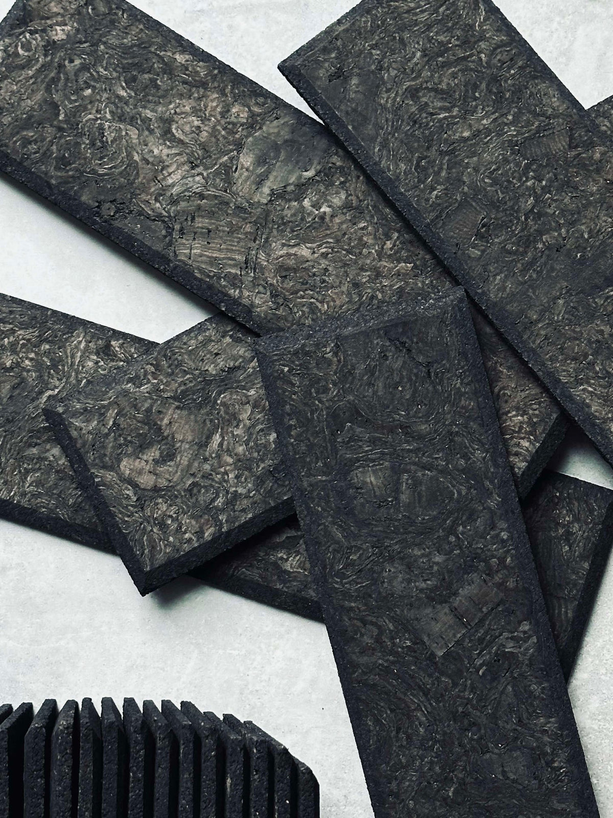 Kurkstenen - Dark pakket met 62 stuks