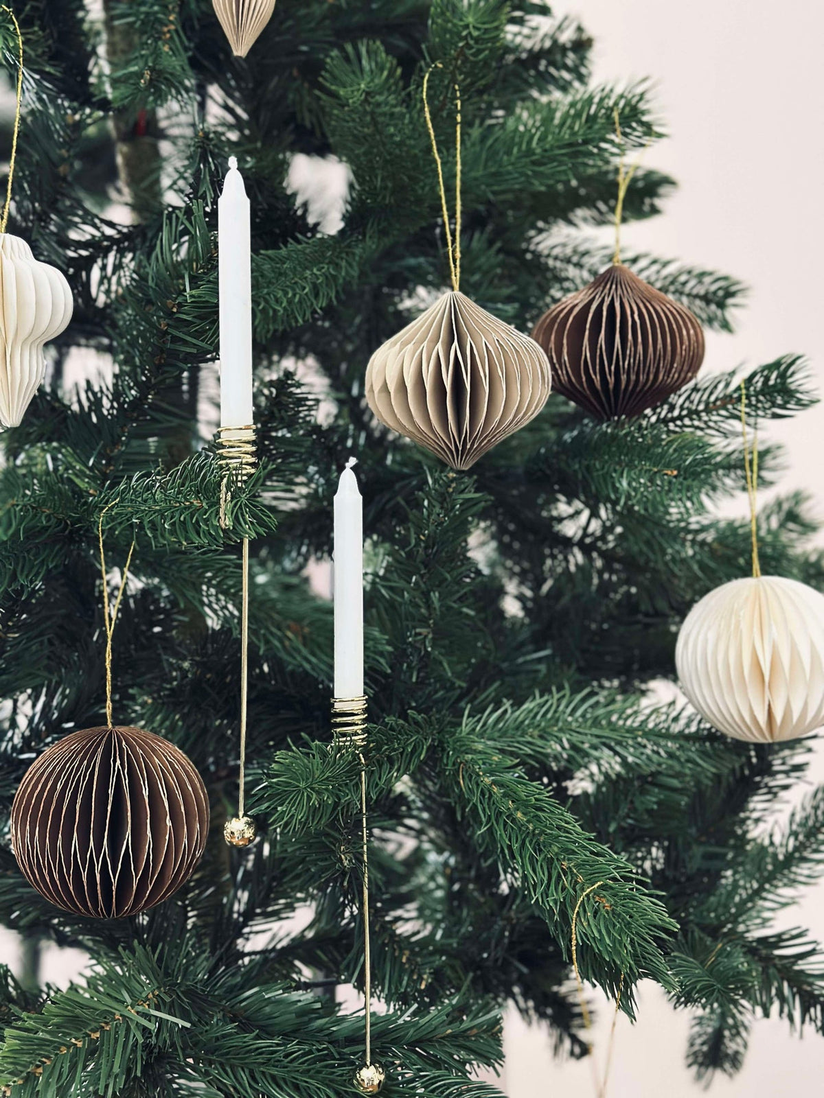 Kerstornament van Papier Small - 9 st.