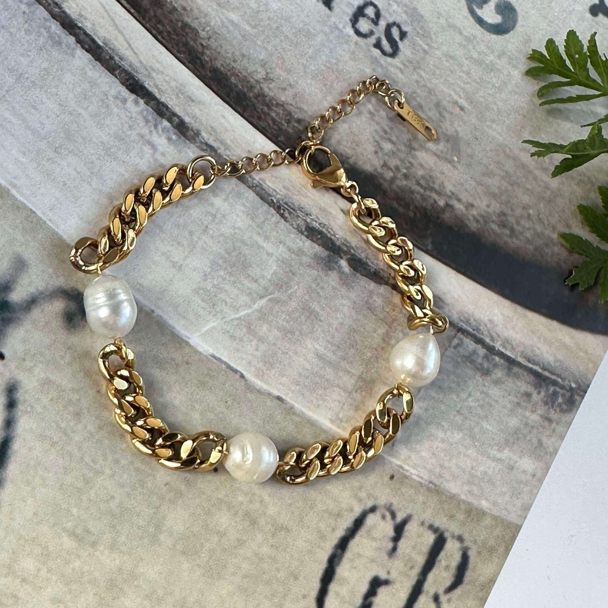 Armband Mary verguld - Waterbestendig
