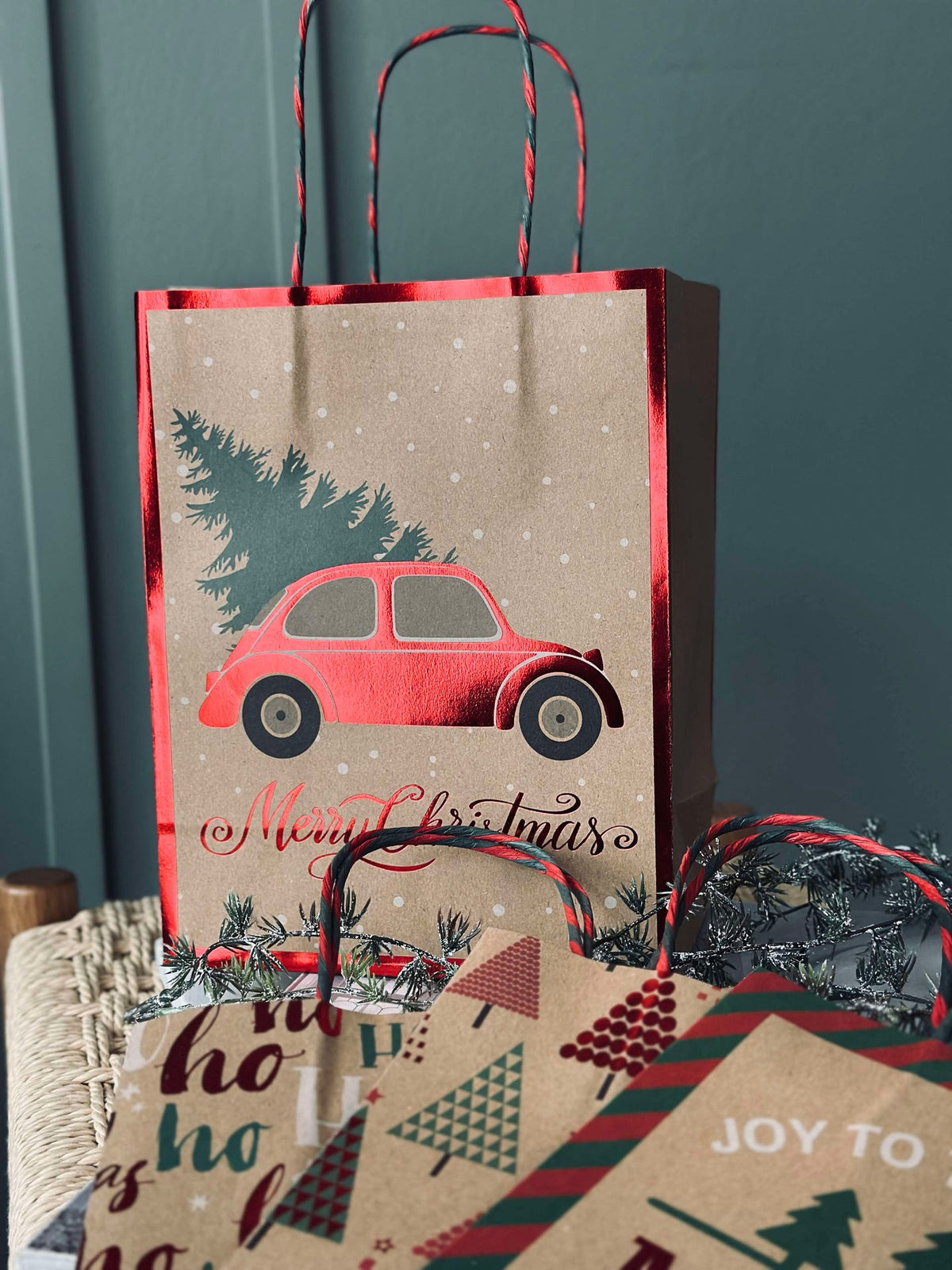 Cadeauzakje Kerst - 1 stuk