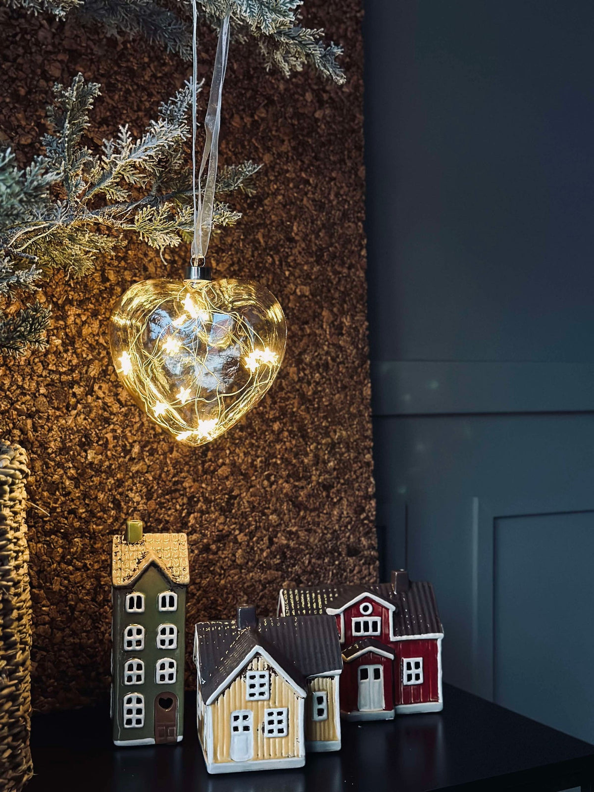 Hart hanger met licht