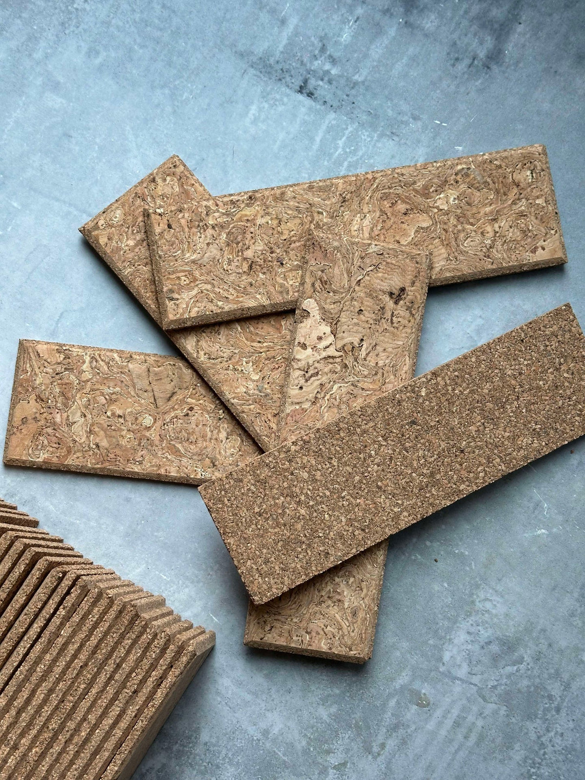 Bakstenen van kurk - natuurverpakking met 62 stuks