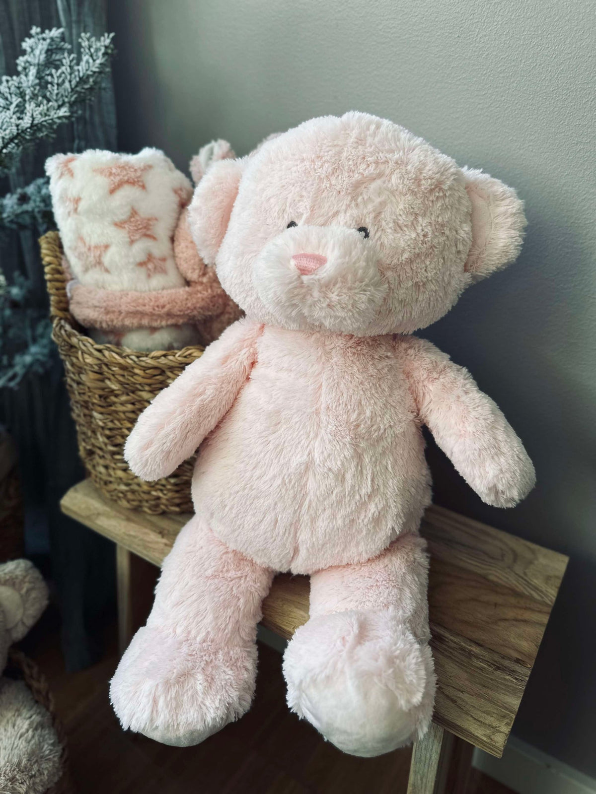 Knuffelbeer 43cm - Roze