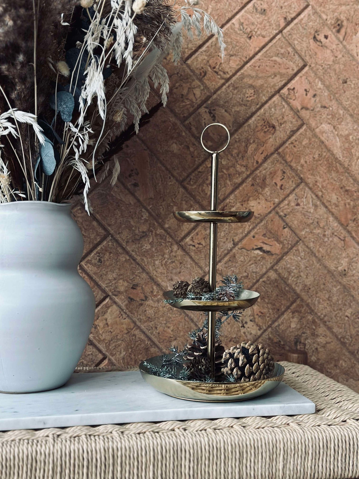 Etagère in goud metaal - NOYA Mint