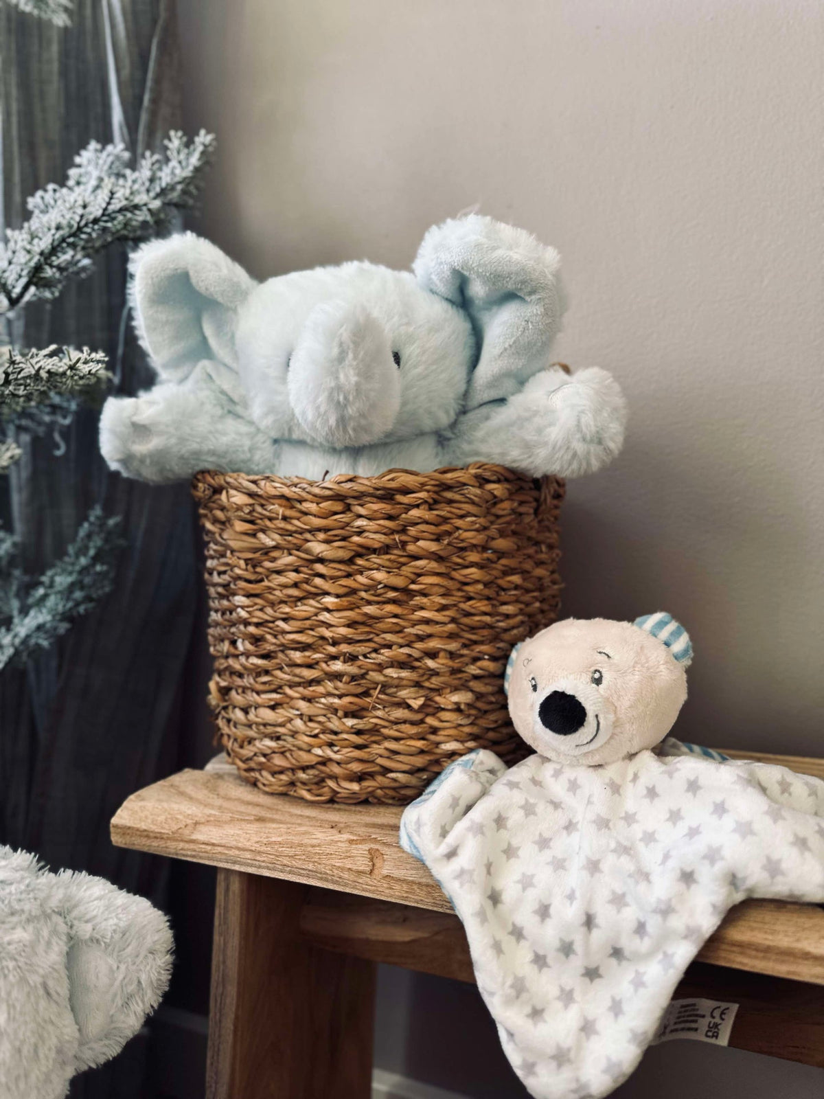 Knuffeldoek voor baby - Lichtblauw
