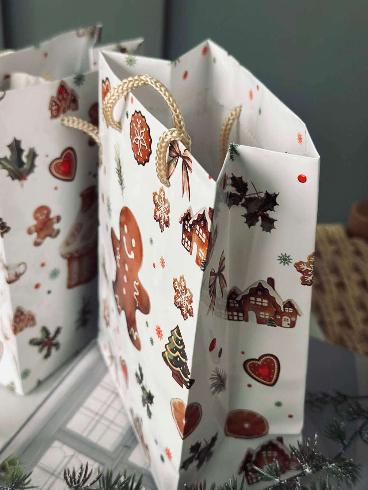Cadeauzak Gingerbread - 1 stuk