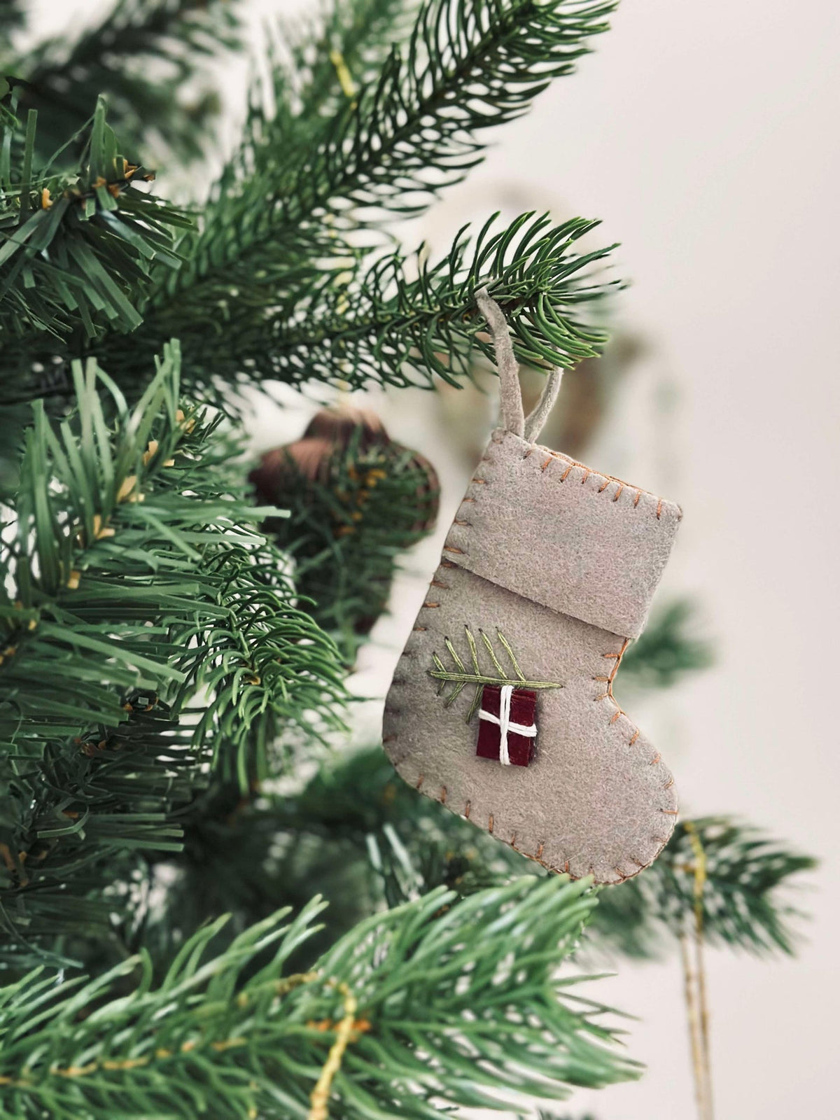 Kerstsok hanger - Mini