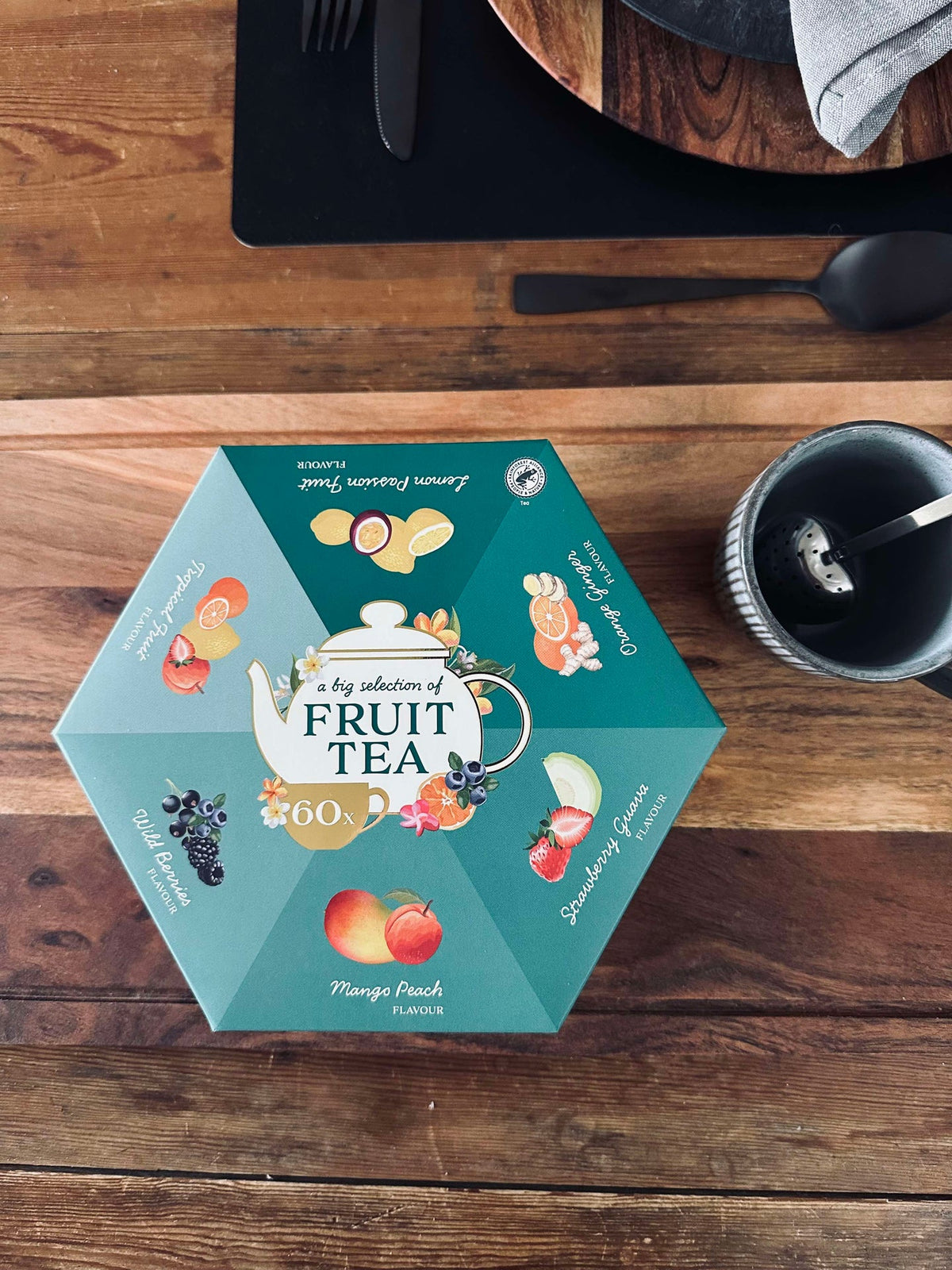 Geschenkdoos met fruitthee - 60 st.