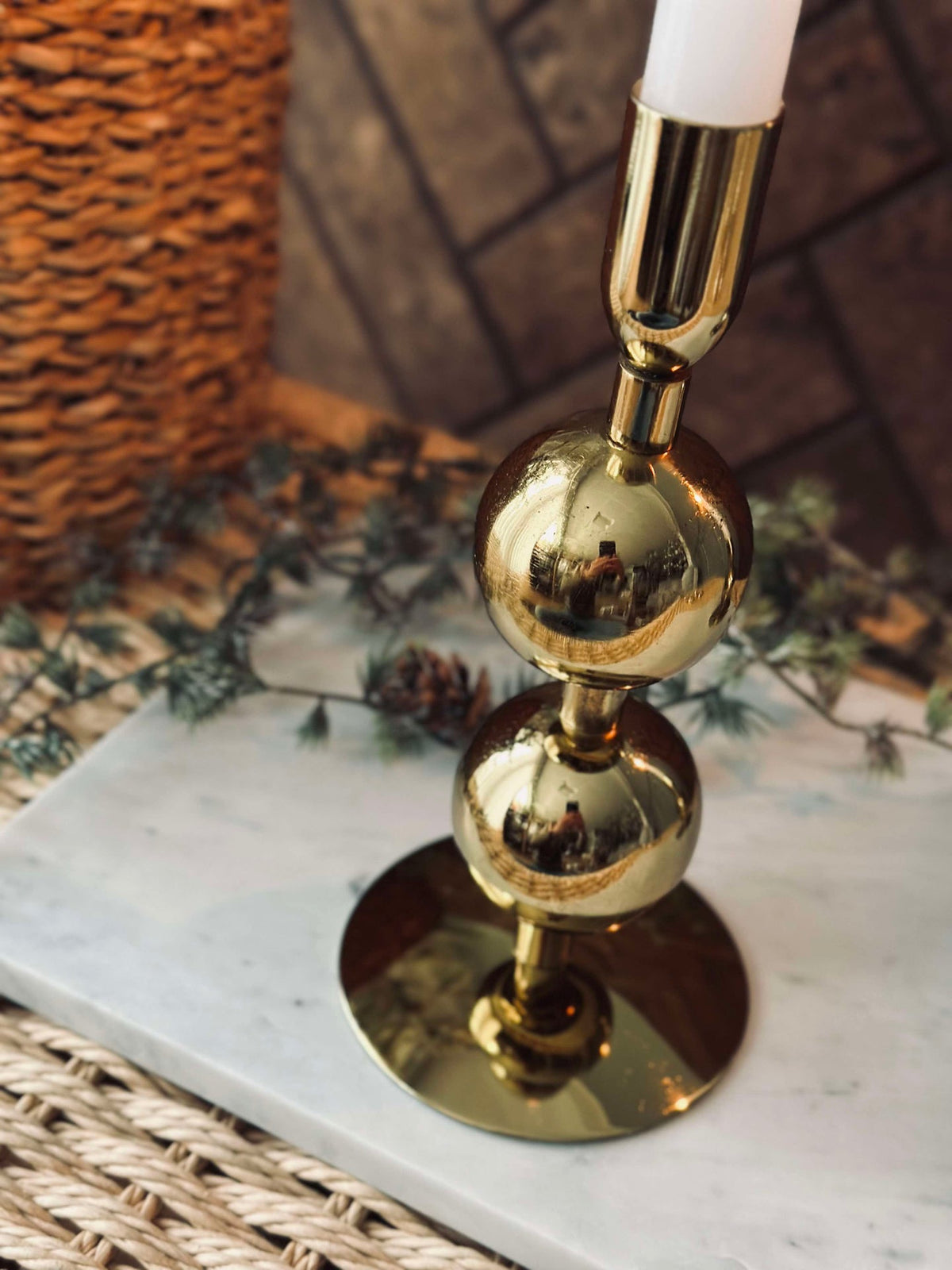 Kandelaar NOYA - Gold 20 cm