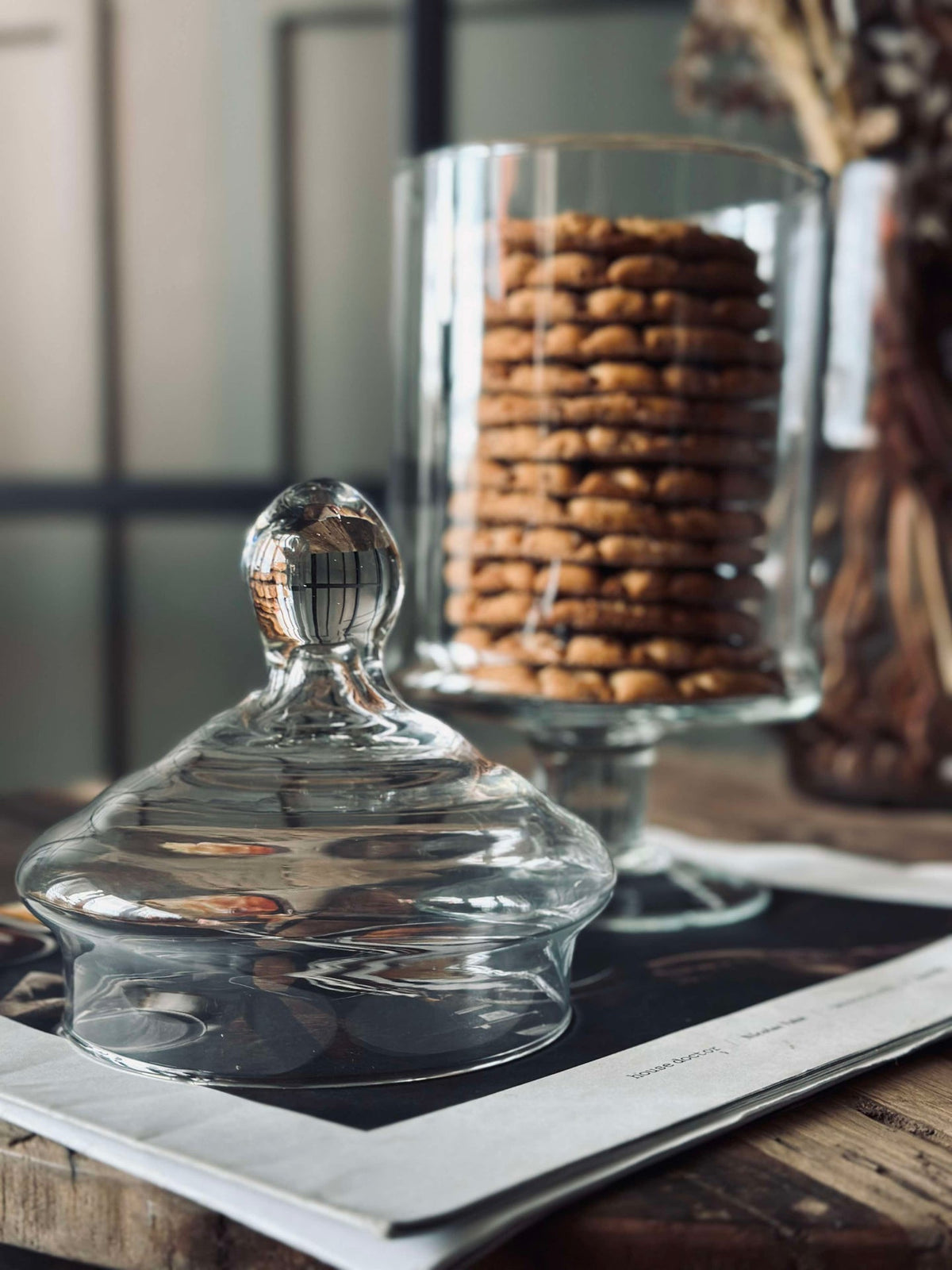 Opbergpot met deksel - Glas