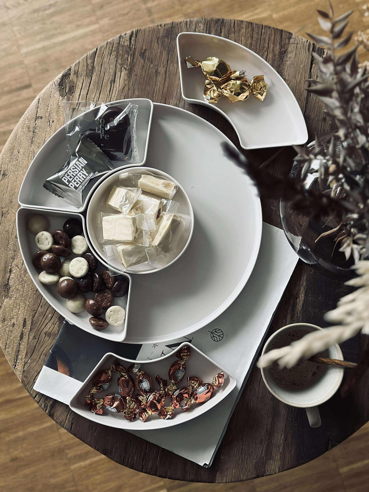 Serveerschaal - Wit melamine