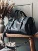 Trainings tas BLACK leather