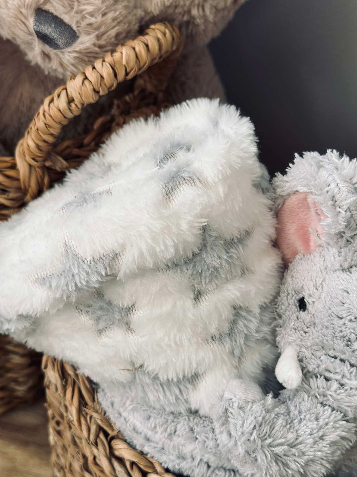 Babydeken met knuffel - Olifant