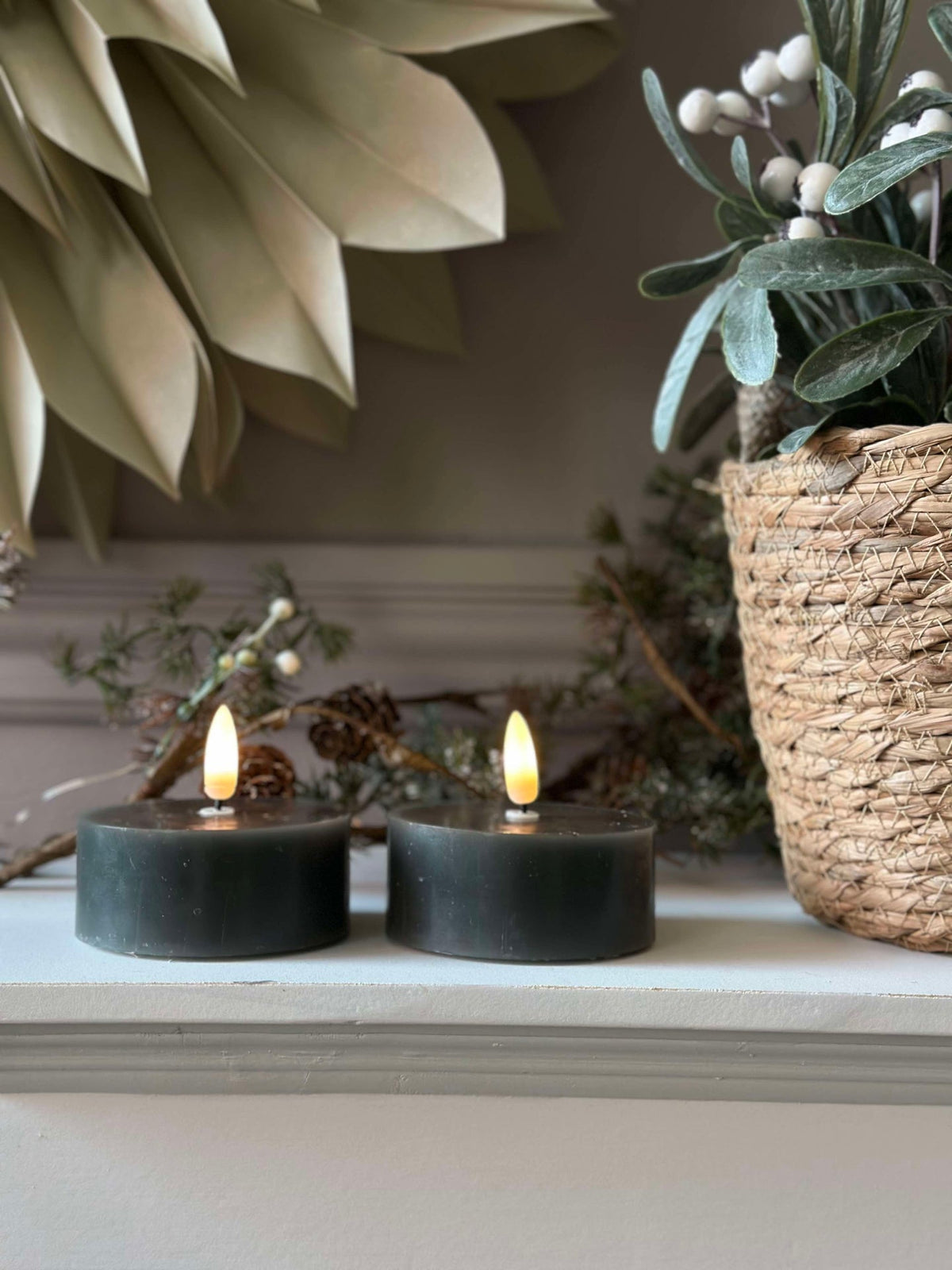 LED theelichtjes JUMBO - Groen