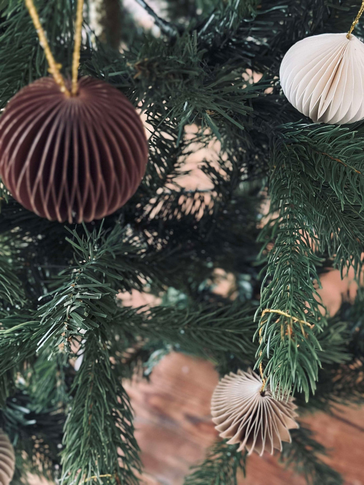Kerstornament van Papier Small - 9 st.