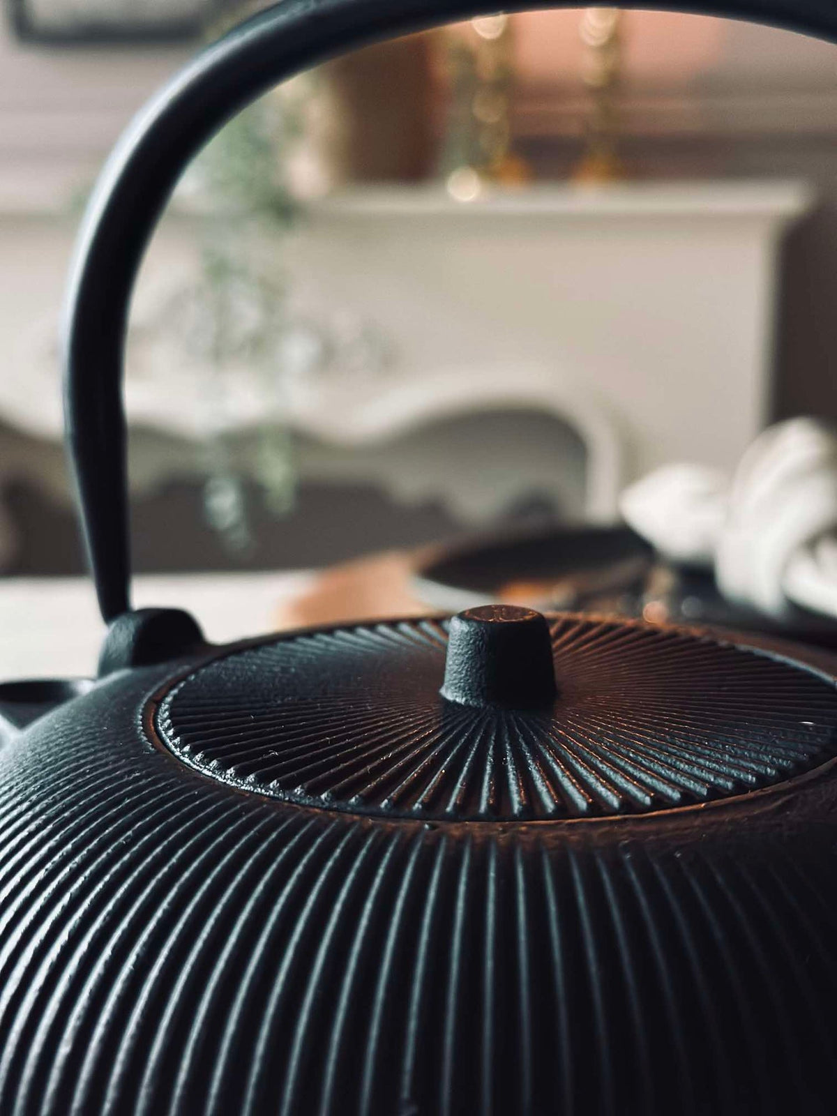 Theepot van gietijzer - 1 l.