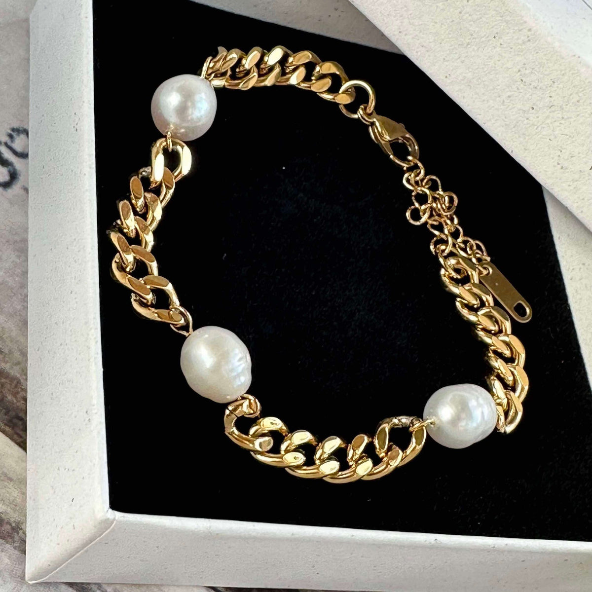 Armband Mary verguld - Waterbestendig