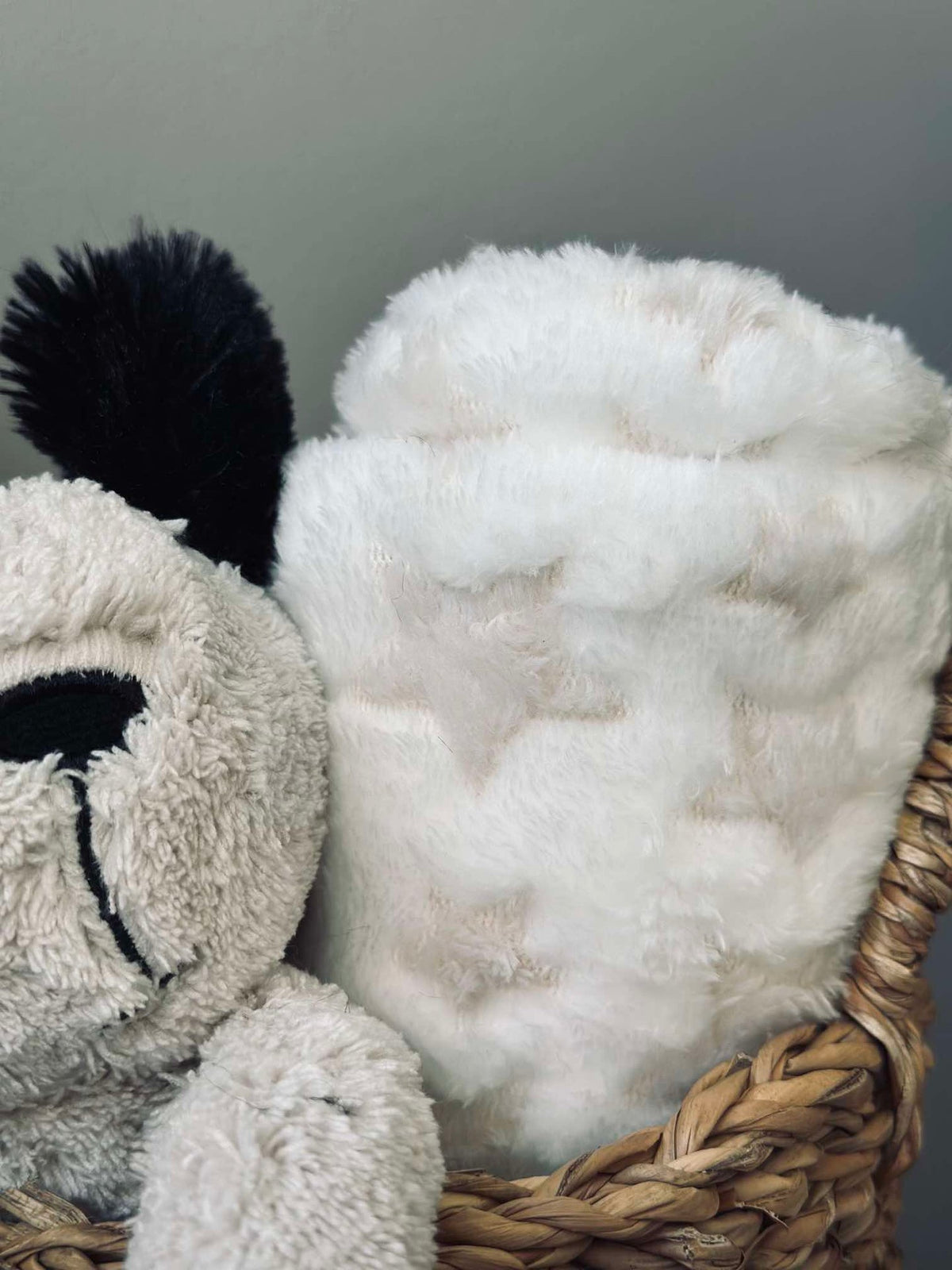 Babydeken met knuffelhond