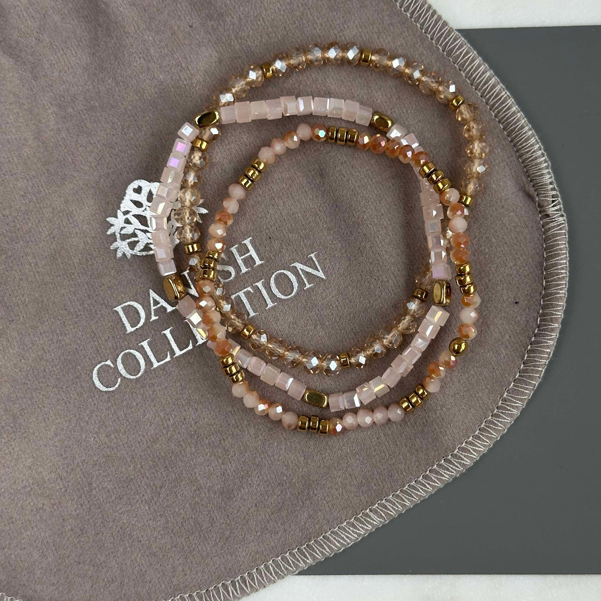 Armbanden Merle Natuur - Set van 3 stuks