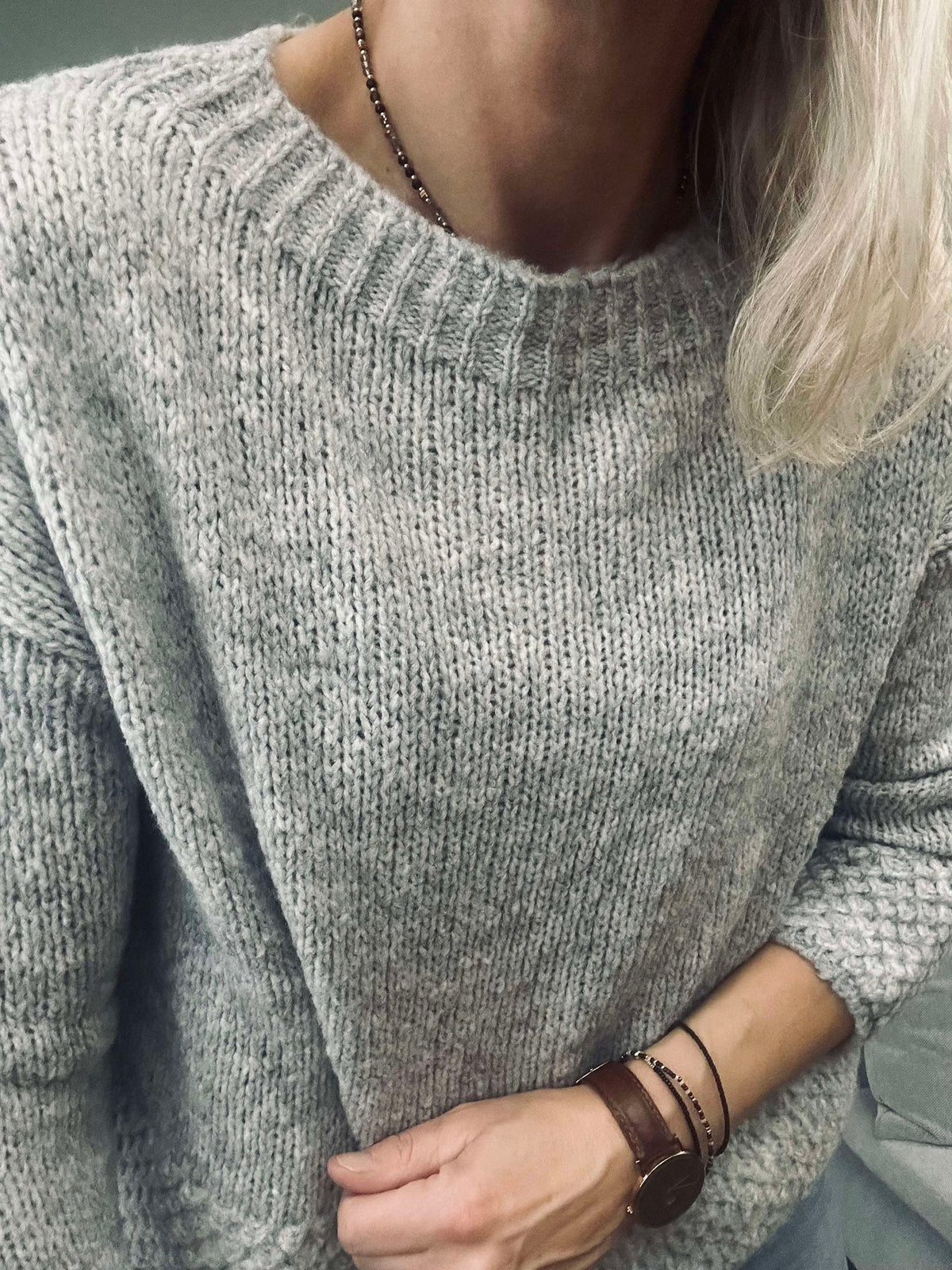 Trui Celeste Grey