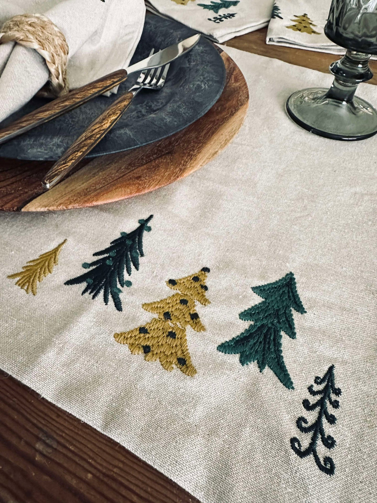 Placemat Bomen 35x45 cm - 4 st.