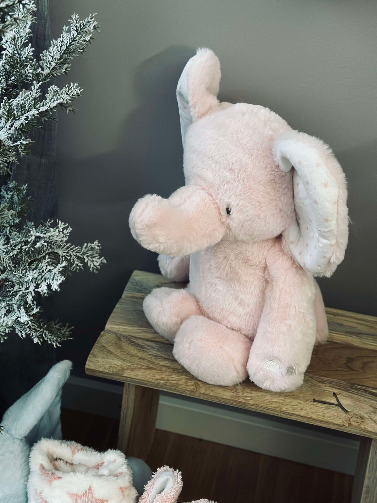 Knuffelelefant 38cm - Roze