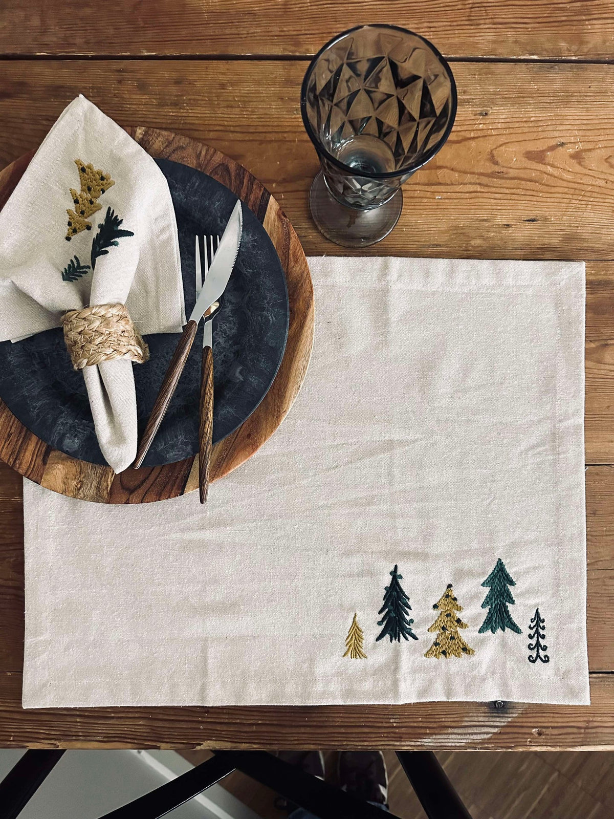 Placemat Bomen 35x45 cm - 4 st.