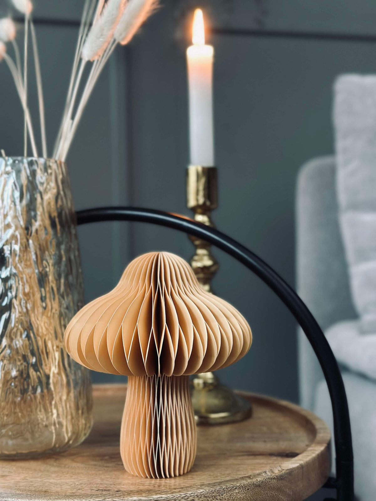 Mushroom paper small - goud