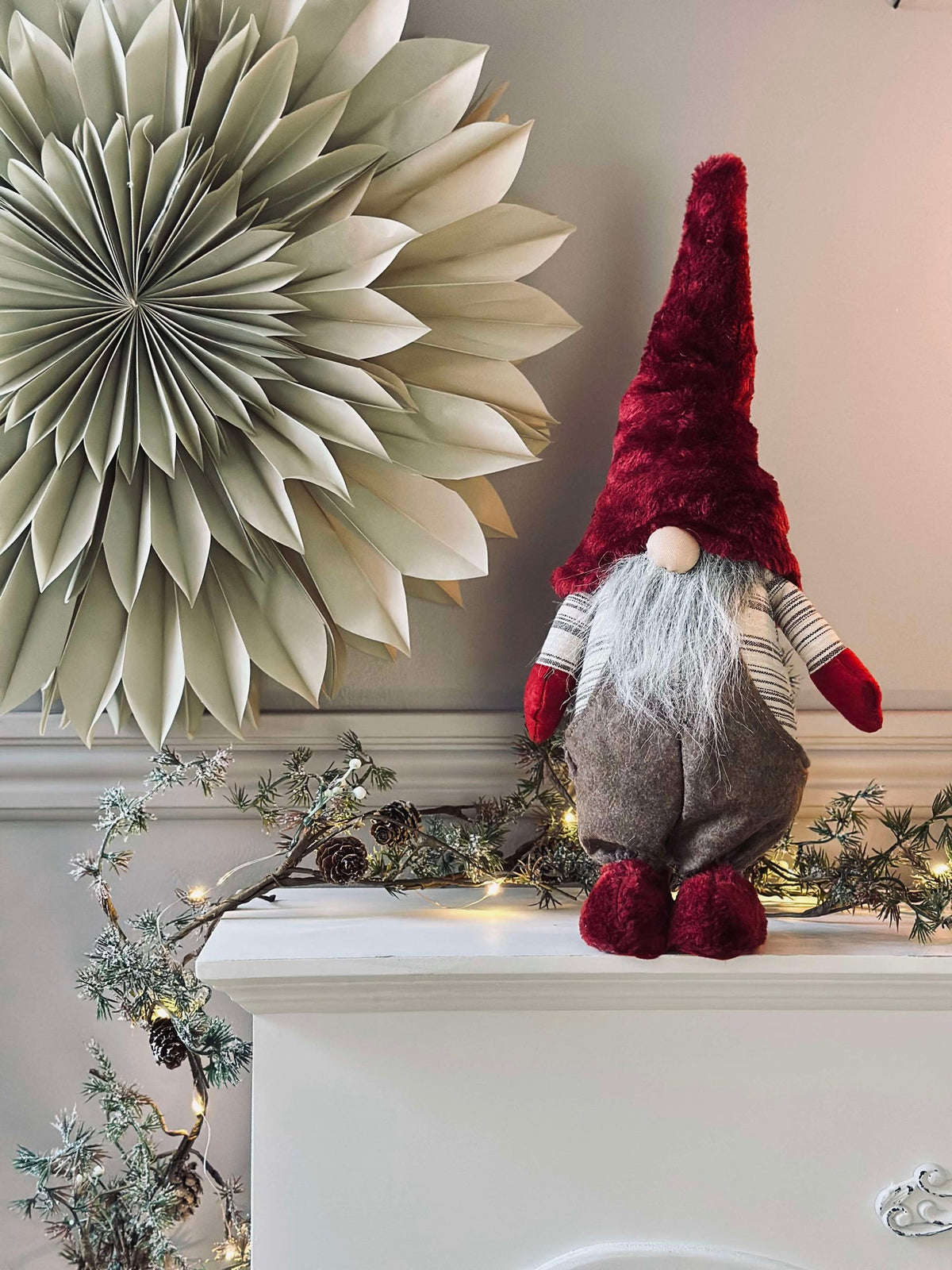 Kerstman met baard - Staand