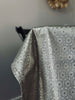 Tafelkleed Velours 145x250 cm - Donkerbeige