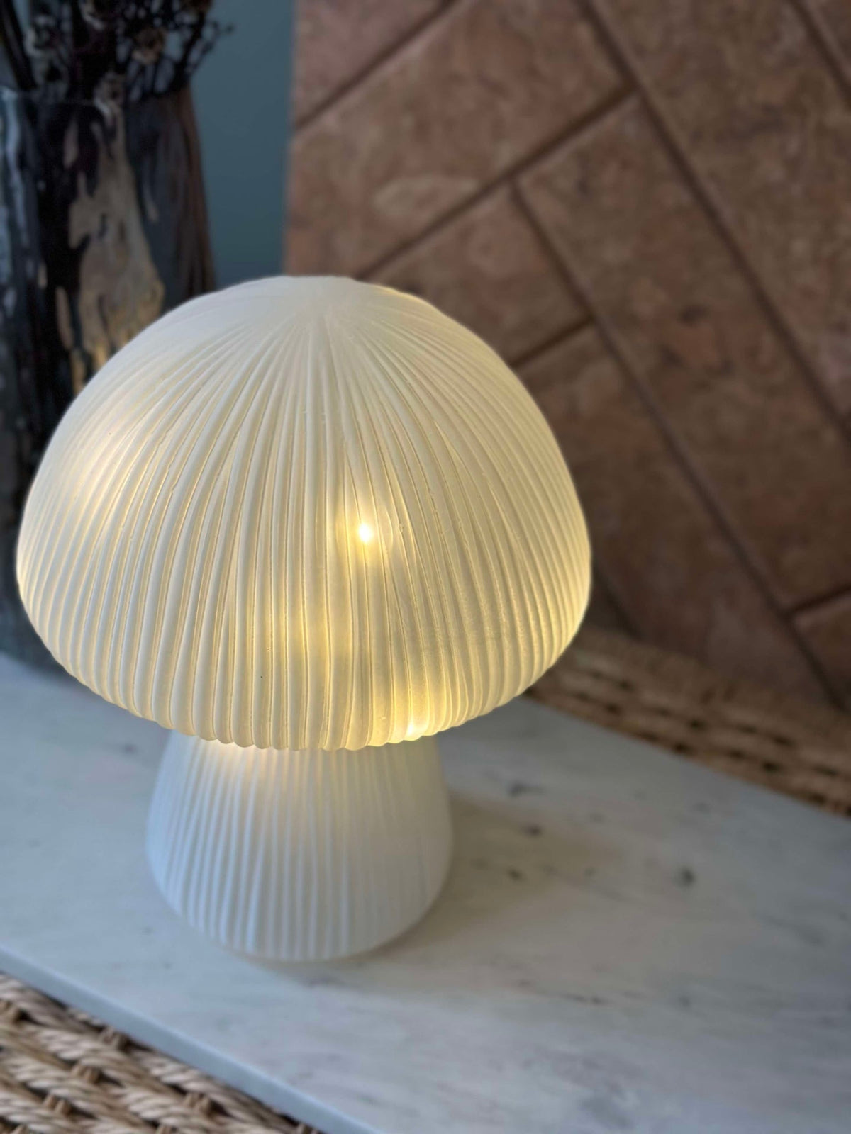 Mushroom Astrid - Wit 20 cm