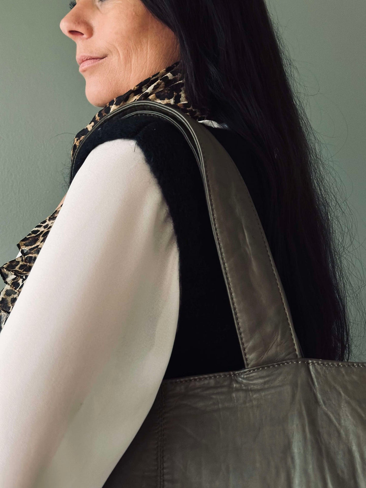 Shopper incl. clutch MILLE - Army