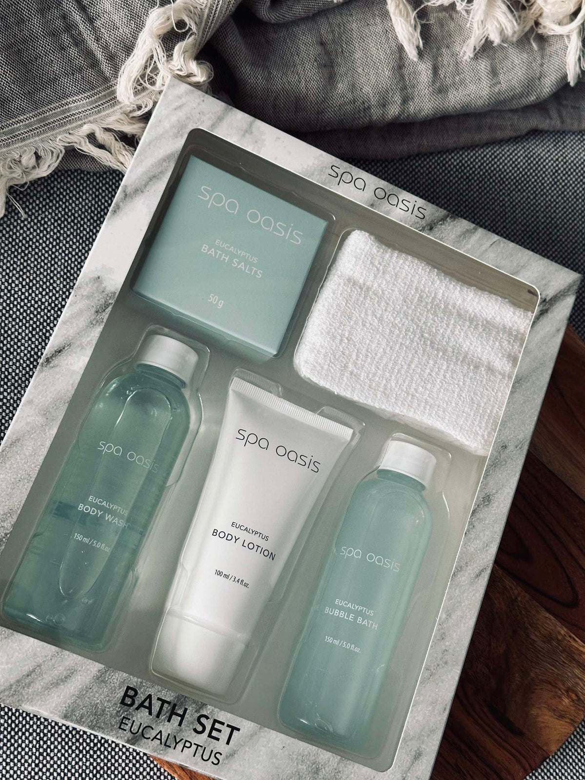 Cadeauset Green eucalyptus - set van 5 st.