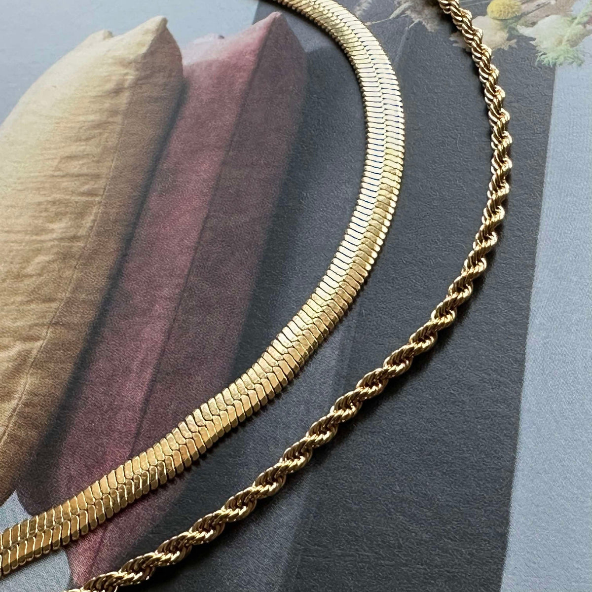 Ketting Lykke 18k verguld
