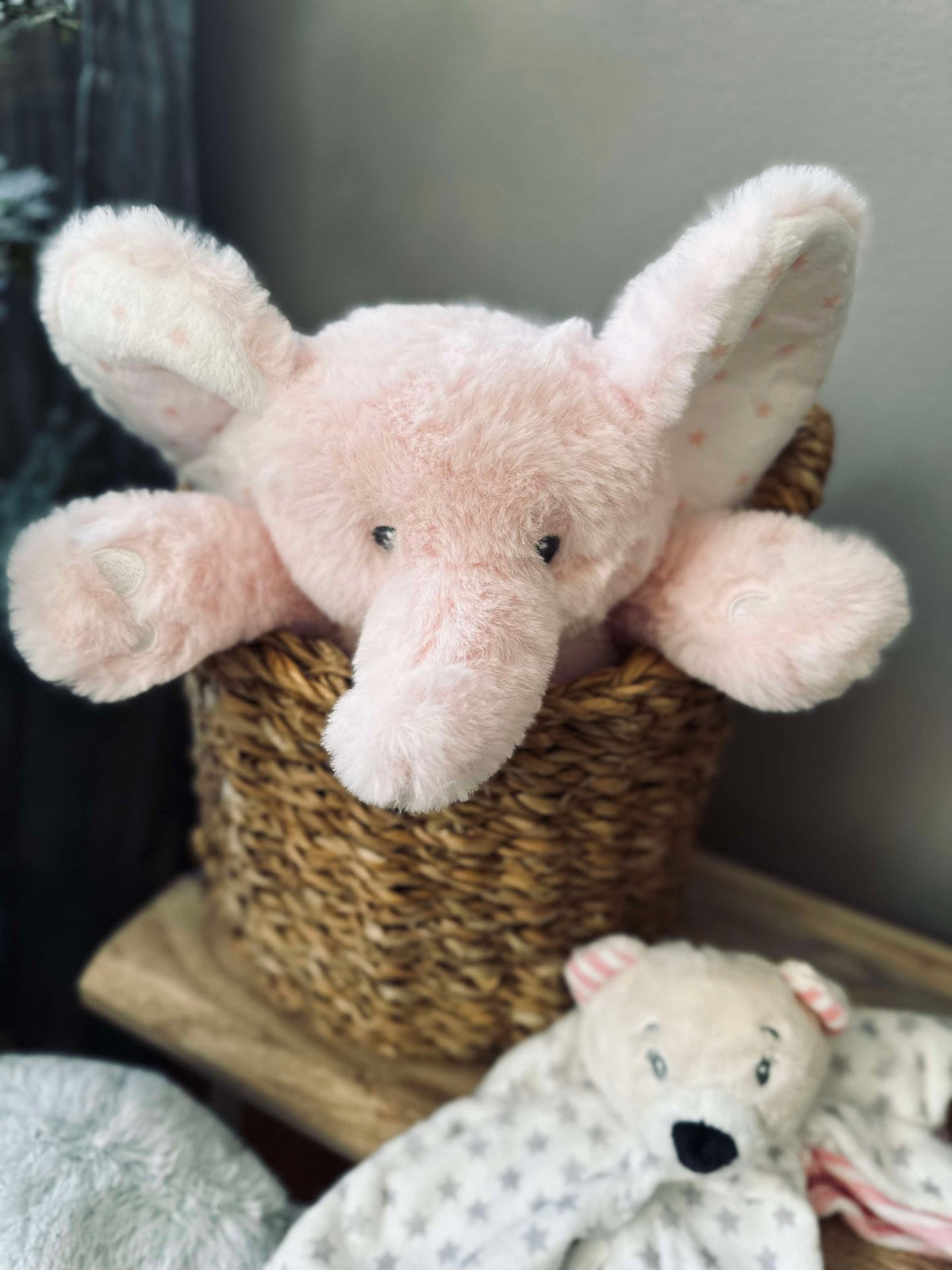 Knuffel Olifant 25cm - Roze