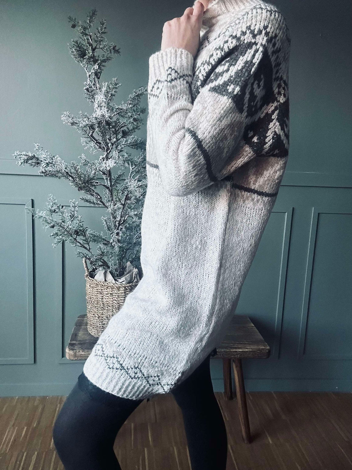 Gebreide jurk Winter