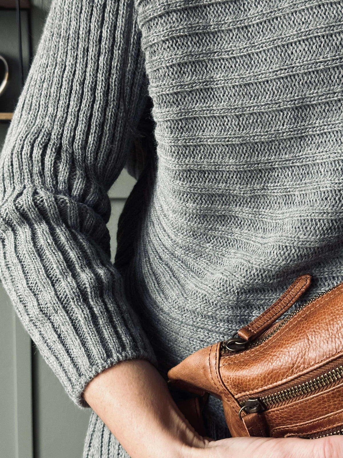 Gebreid set Clara Grey