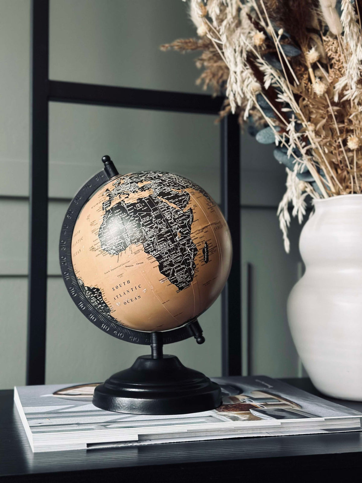 Globus Zwart Dia 15cm