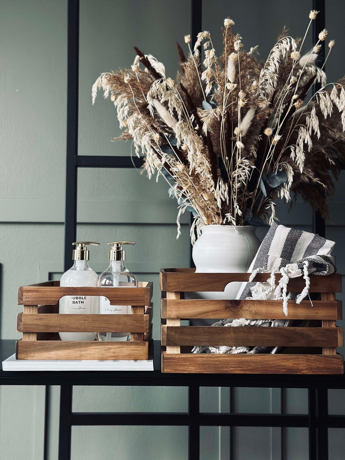 Appelkisten Acacia - Set van 2 stuks