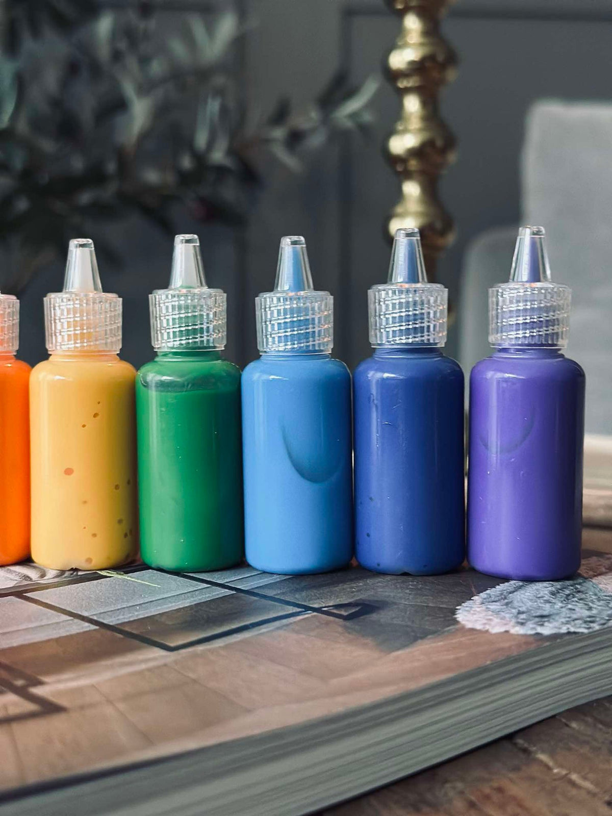 Textielverf - set van 12 stuks